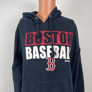 47 Brand Boston Red Sox Hoodie Sweatshirt Mens Size L Blue MLB Baseball